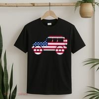 USA Truck American Flag T-Shirt thumb 2