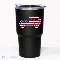 USA Truck American Flag Tumbler thumb 0