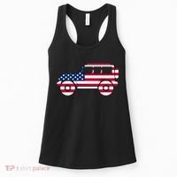 USA Truck American Flag Women's Tank Top thumb 0