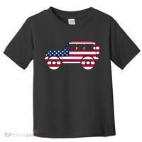 USA Truck American Flag Toddler T-Shirt thumb 0