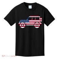 USA Truck American Flag Kids T-Shirt thumb 0