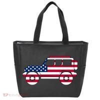 USA Truck American Flag Tote Bag thumb 0