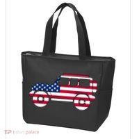 USA Truck American Flag Tote Bag thumb 3