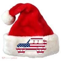 USA Truck American Flag Santa Hat thumb 0