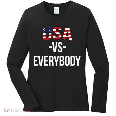 USA Vs Everybody Women's Long Sleeve Shirt