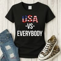 USA Vs Everybody Women's T-Shirt thumb 3