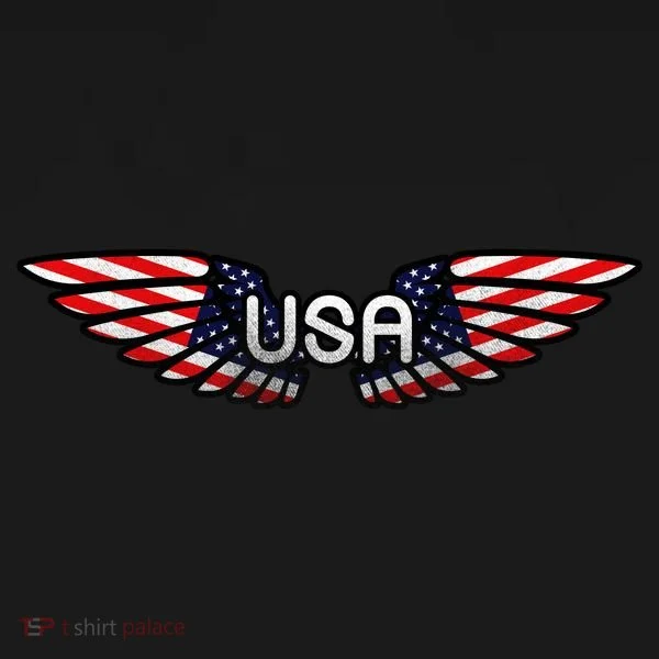 USA Wing Crest Logo Bucket Hat