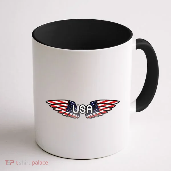 USA Wing Crest Logo Coffee Mug