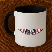 USA Wing Crest Logo Coffee Mug thumb 2