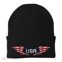 USA Wing Crest Logo Beanie thumb 0