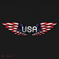USA Wing Crest Logo Ornament thumb 1
