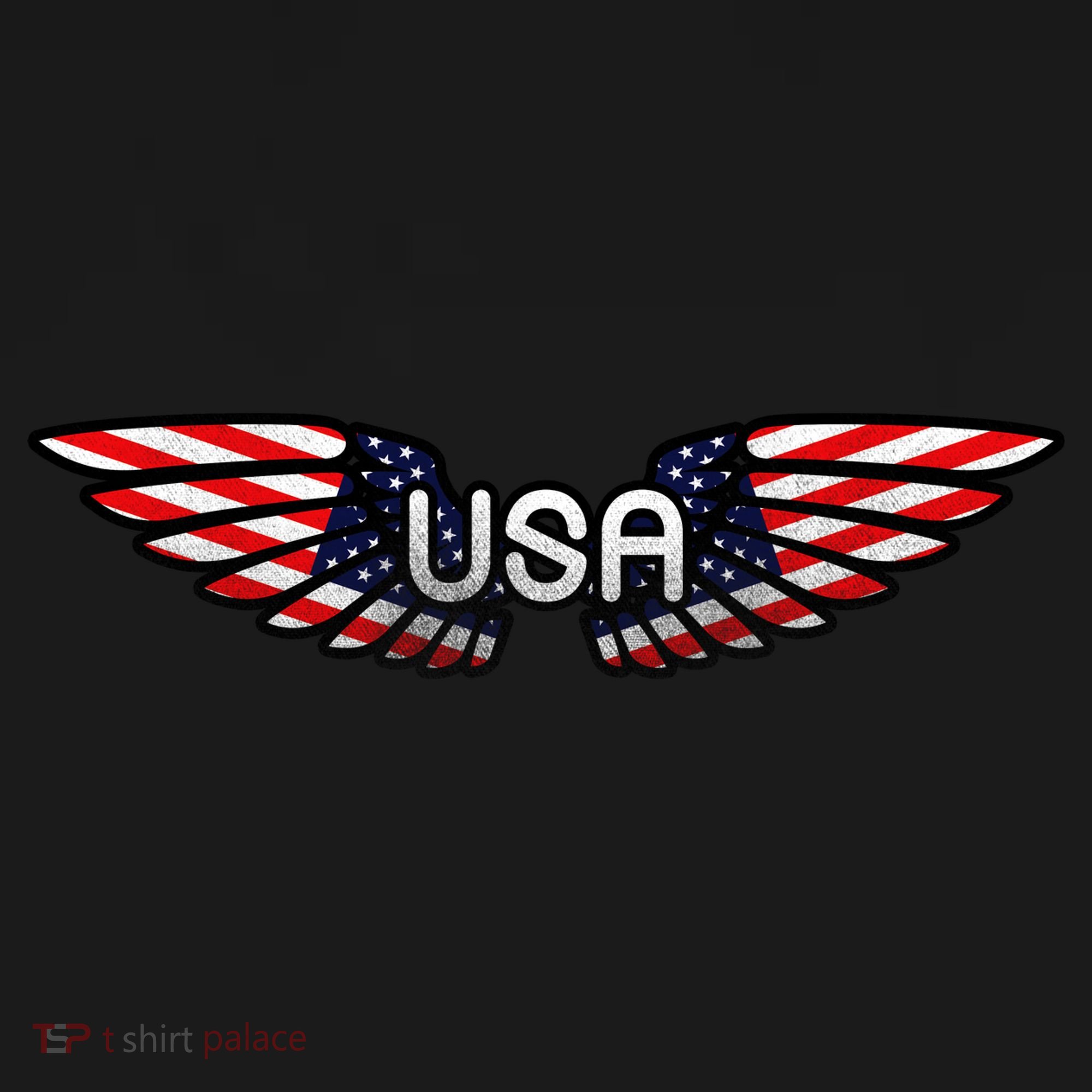 USA Wing Crest Logo Ornament
