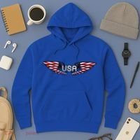 USA Wing Crest Logo Hoodie thumb 3