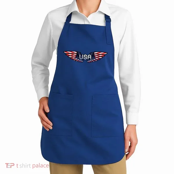 USA Wing Crest Logo Apron