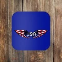 USA Wing Crest Logo Coaster thumb 0