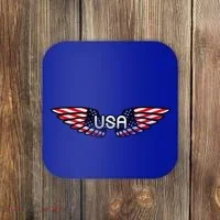 USA Wing Crest Logo Coaster thumb 0