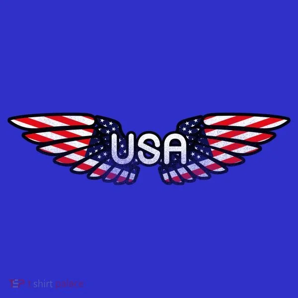 USA Wing Crest Logo Coaster