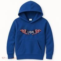 USA Wing Crest Logo Kids Hoodie thumb 0