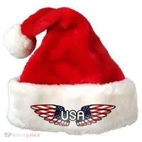 USA Wing Crest Logo Santa Hat thumb 0