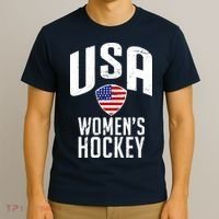 USA Women's Hockey Winter Sports Games T-Shirt thumb 3