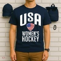 USA Women's Hockey Winter Sports Games T-Shirt thumb 6