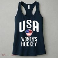 USA Women's Hockey Winter Sports Games Women's Tank Top thumb 3