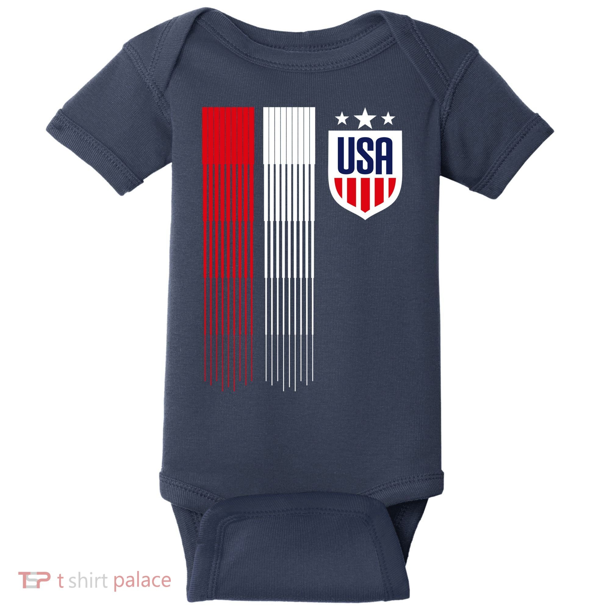 USA Women's Soccer Baby Bodysuit