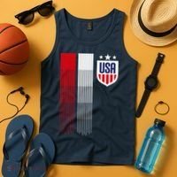 USA Women's Soccer Tank Top thumb 4