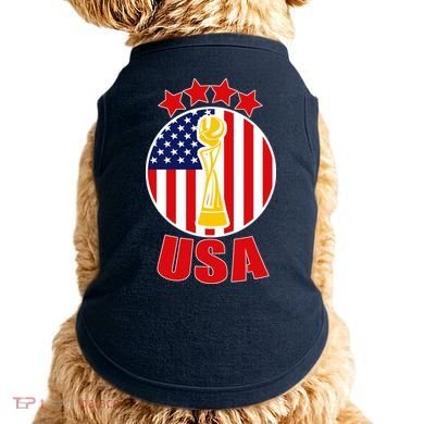 USA Women's Soccer Championship Doggie Tank