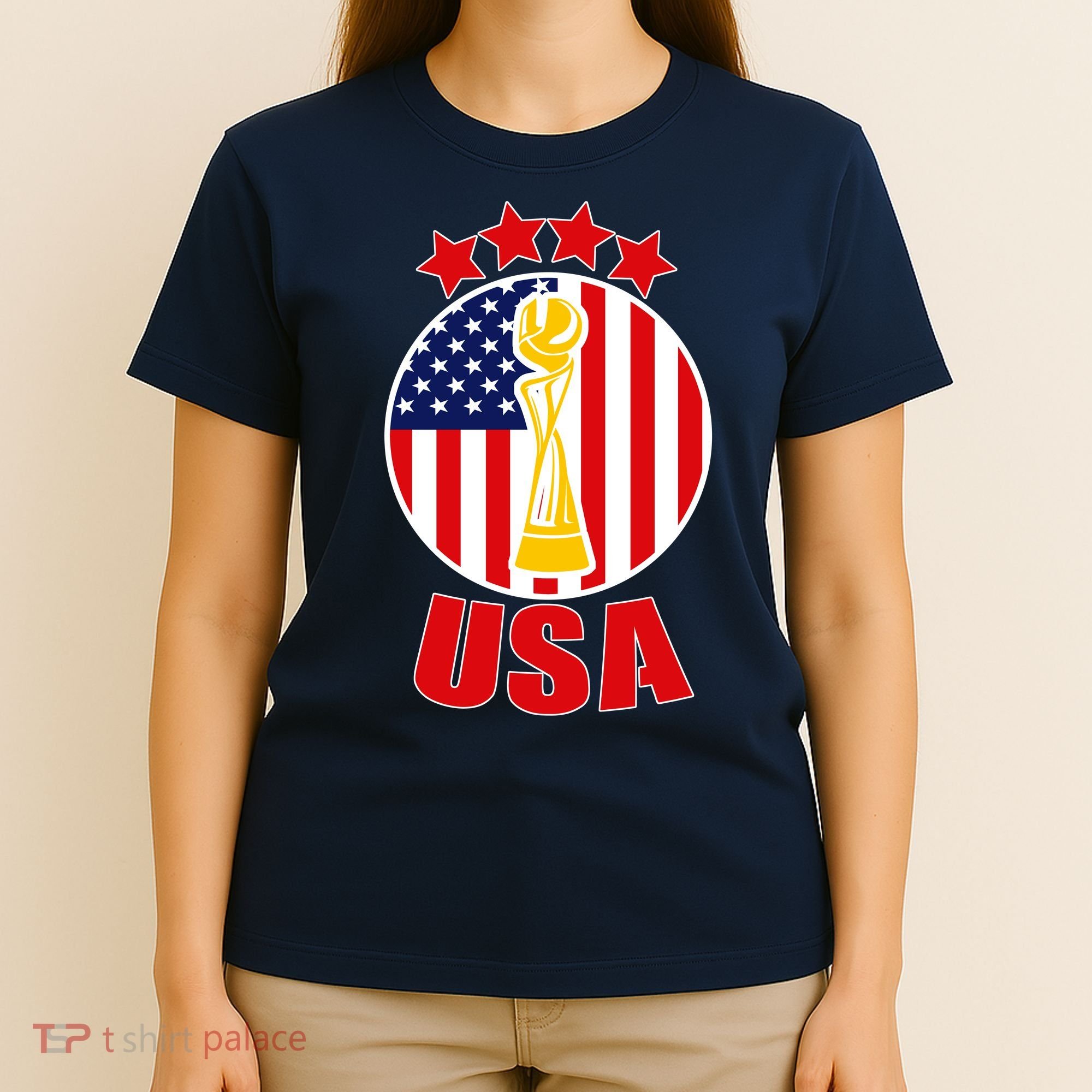USA Women's Soccer Championship T-Shirt