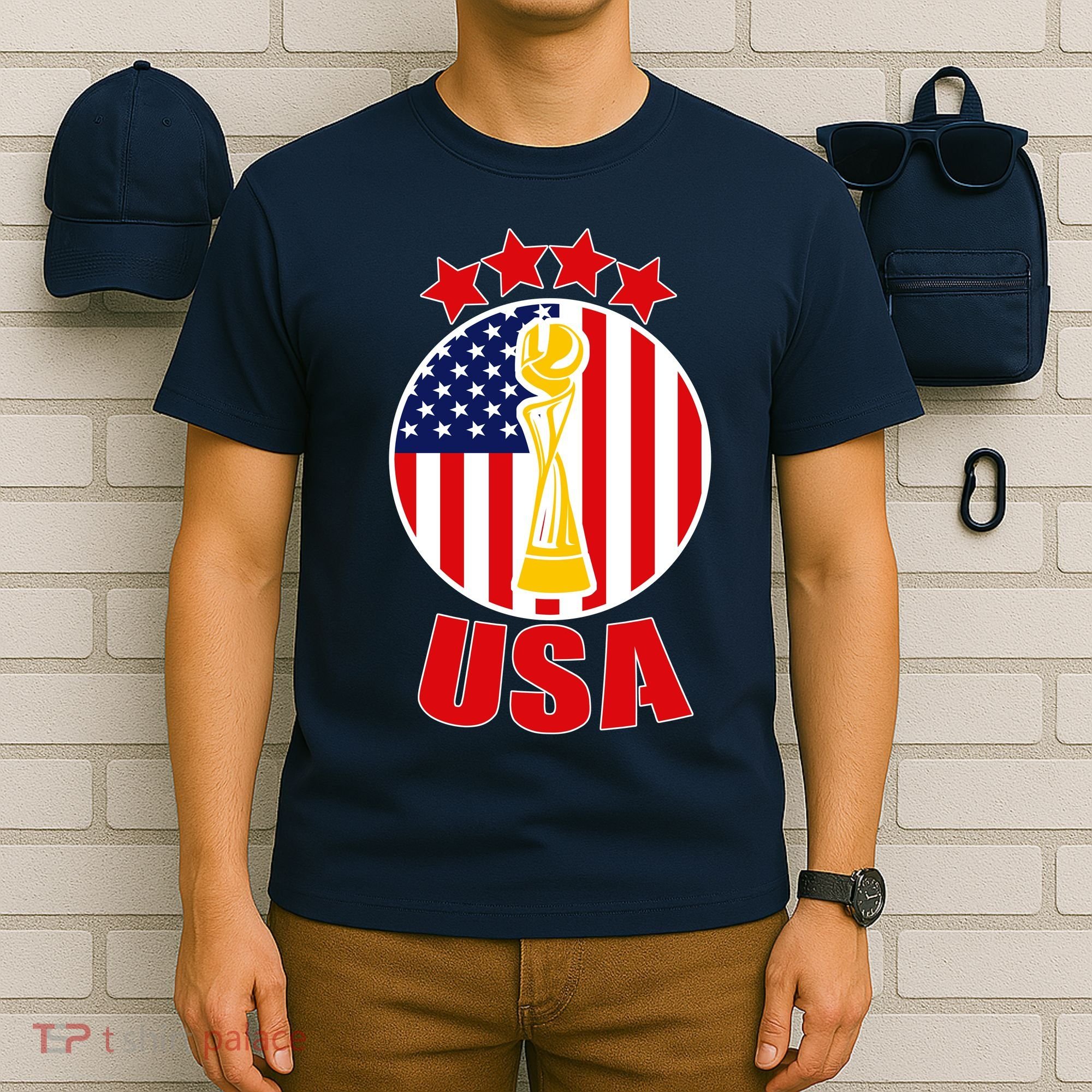 USA Women's Soccer Championship T-Shirt
