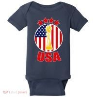 USA Women's Soccer Championship Baby Bodysuit thumb 0