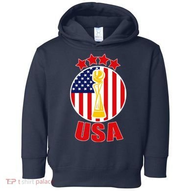 USA Women's Soccer Championship Toddler Hoodie