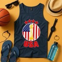 USA Women's Soccer Championship Tank Top thumb 4