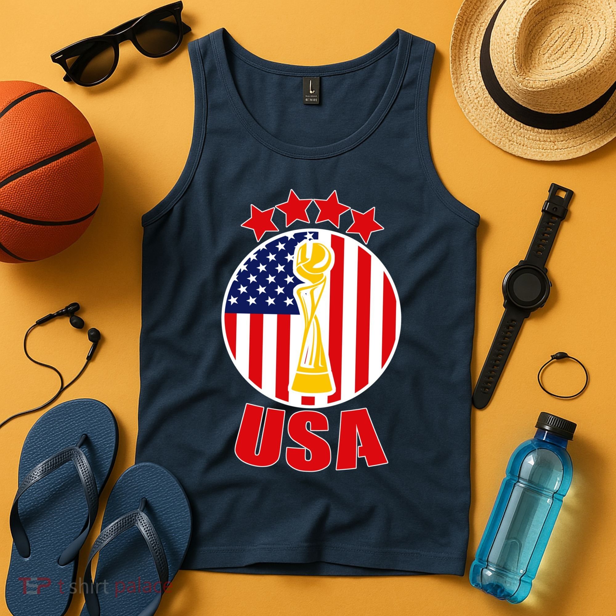 USA Women's Soccer Championship Tank Top