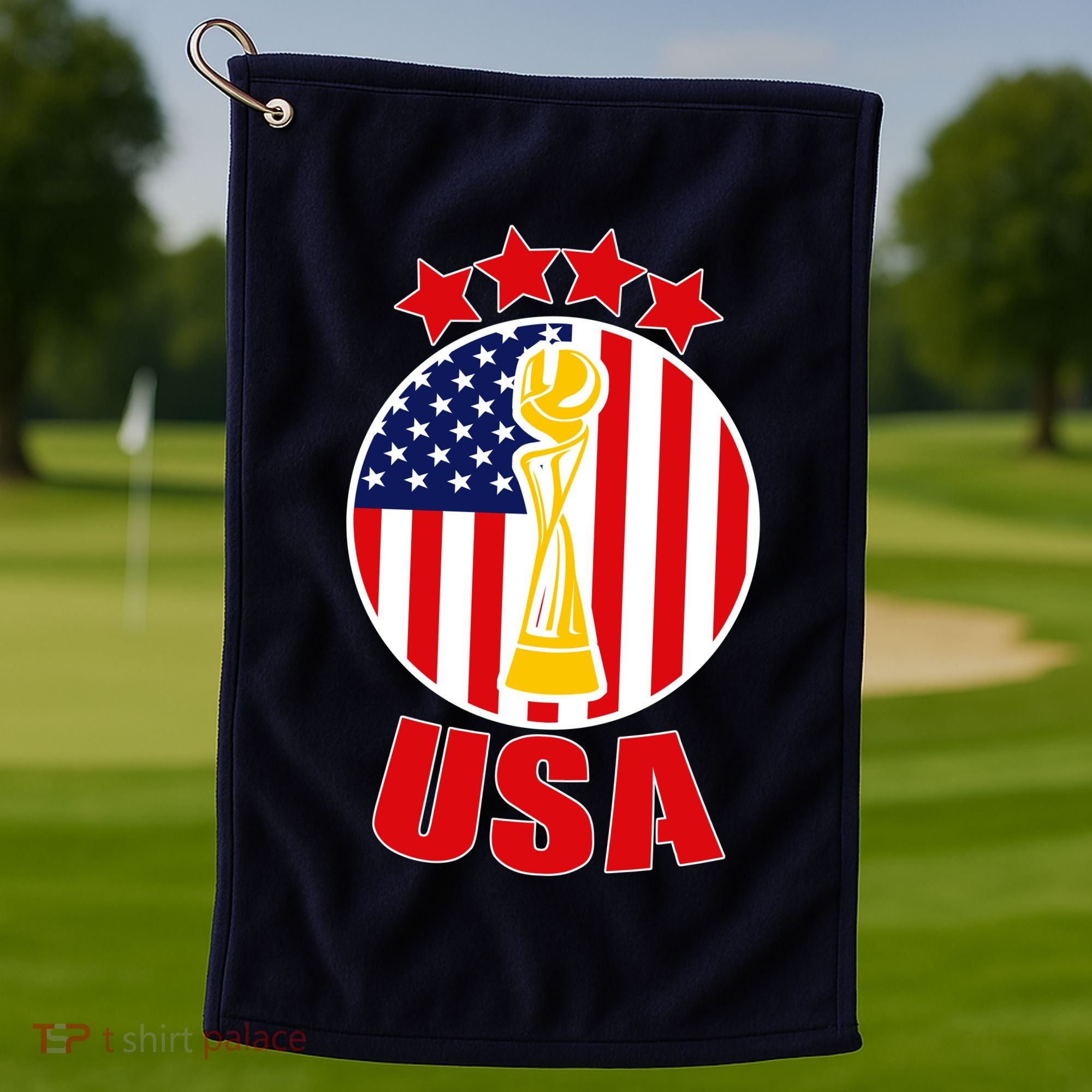 USA Women's Soccer Championship Golf Towel