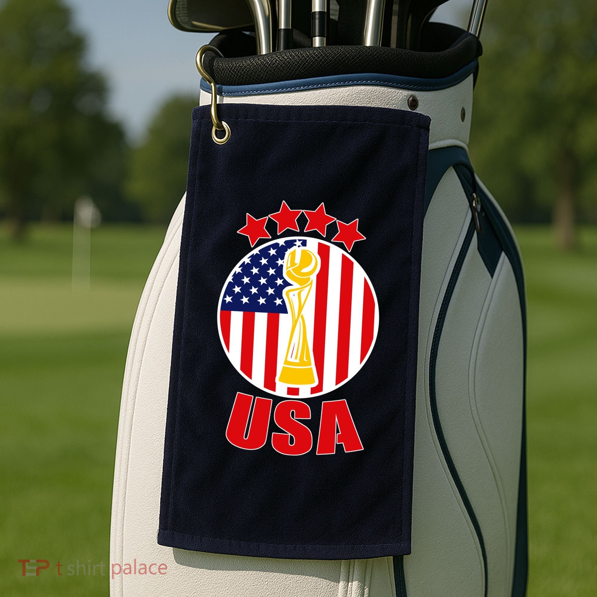 USA Women's Soccer Championship Golf Towel