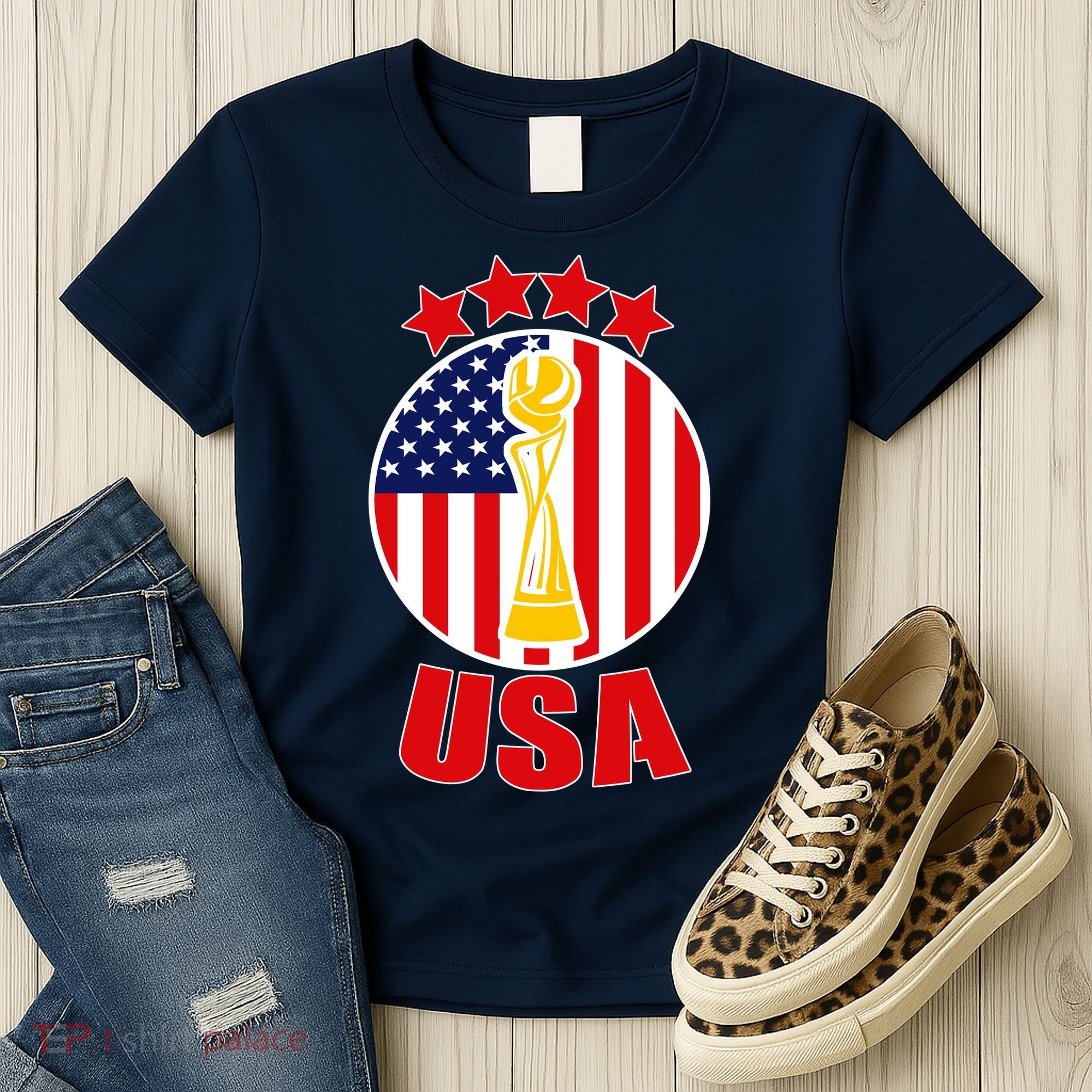 USA Women's Soccer Championship Women's T-Shirt