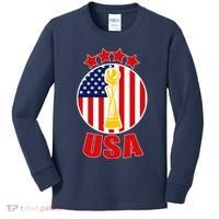 USA Women's Soccer Championship Kids Long Sleeve Shirt thumb 0