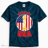 USA Women's Soccer Championship Kids Tie-Dye T-Shirt thumb 0