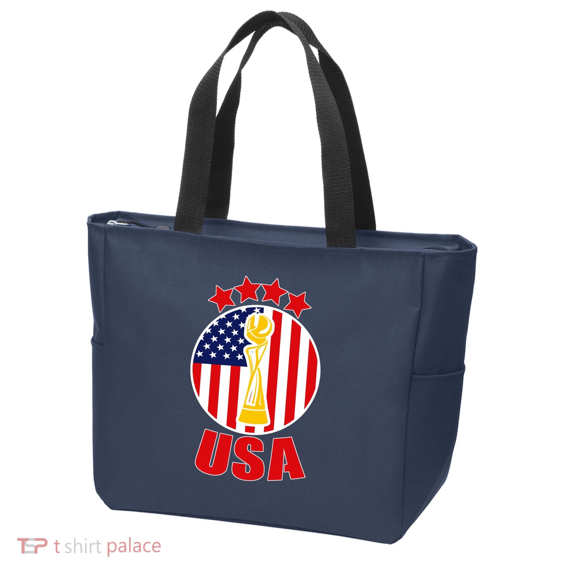 USA Women's Soccer Championship Tote Bag