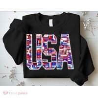 USA World Flags Pattern Sweatshirt thumb 2