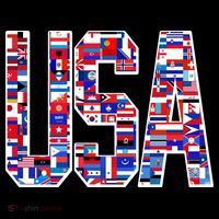 USA World Flags Pattern Toddler T-Shirt thumb 4