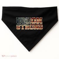 Union Strong And Solidarity Gift USA-Made Doggie Bandana thumb 0