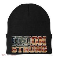 Union Strong And Solidarity Gift Beanie thumb 0