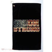 Union Strong And Solidarity Gift Golf Towel thumb 0