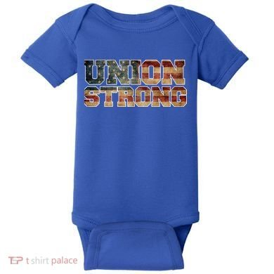 Union Strong And Solidarity Gift Baby Bodysuit