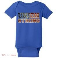 Union Strong And Solidarity Gift Baby Bodysuit thumb 0