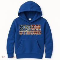 Union Strong And Solidarity Gift Kids Hoodie thumb 0