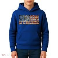 Union Strong And Solidarity Gift Kids Hoodie thumb 4